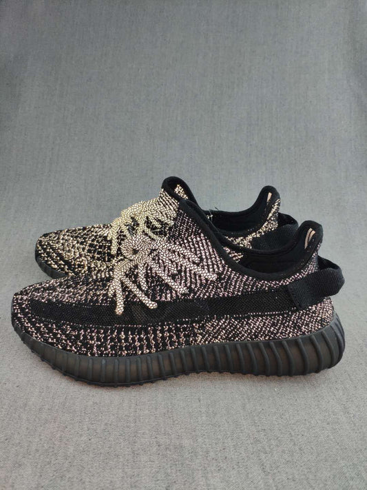 Yeezy 350 V2 Knit Sneakers in Black and Cream