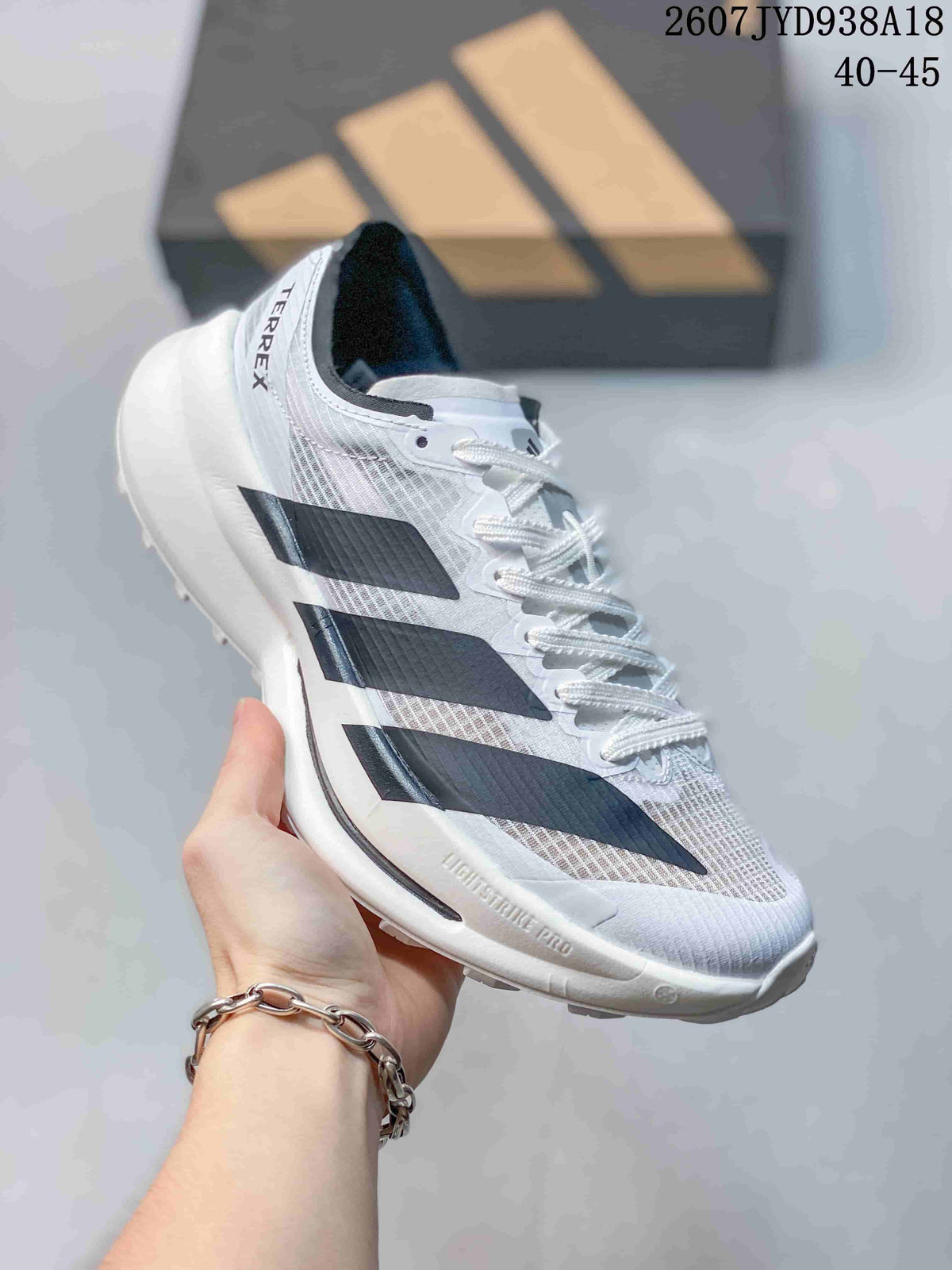 Adidas Adizero Evo SL 2 Running Shoes White Black 2607TYD938A18