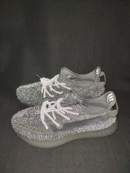 Yeezy Boost 350 V2 Gray Knit Sneakers