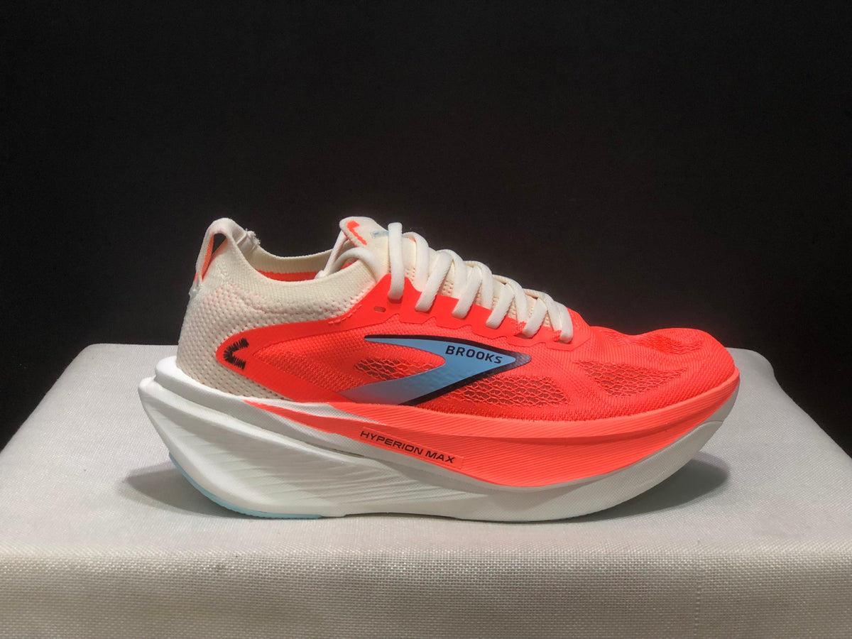 Brooks Hyperion Max 3 Running Shoes, Coral and White