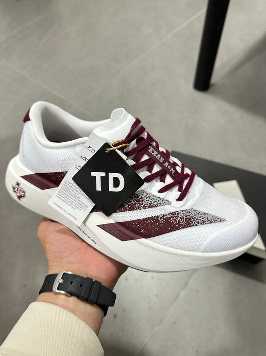 Adidas Lightstrike Pro Running Shoes White Burgundy JQ4566