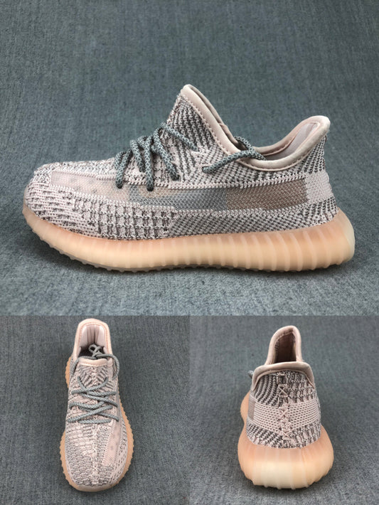 Adidas Yeezy Boost 350 V2 Kids Sneakers Silver Pink