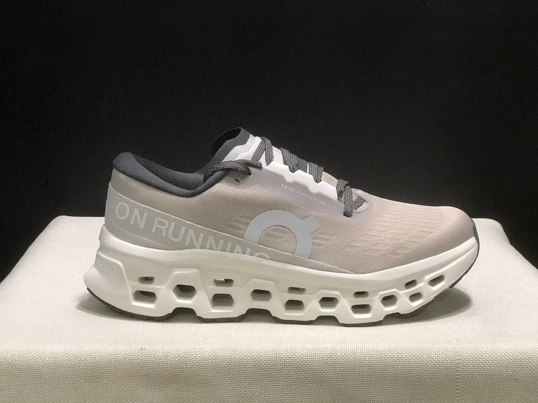 On Cloudmonster 3 Running Shoes in Gray
