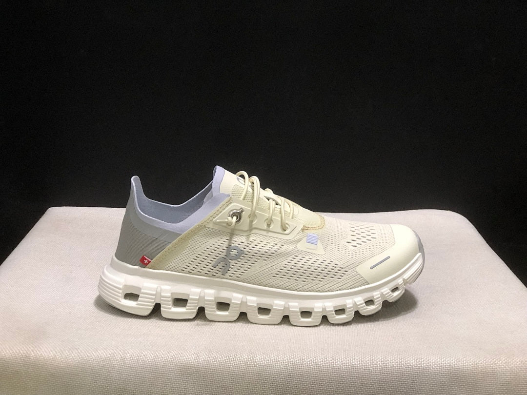 On Cloud 6 Coast Sneakers in Beige