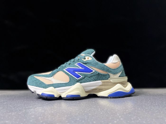 New Balance 9060 U9060GEC Teal and Peach Sneakers
