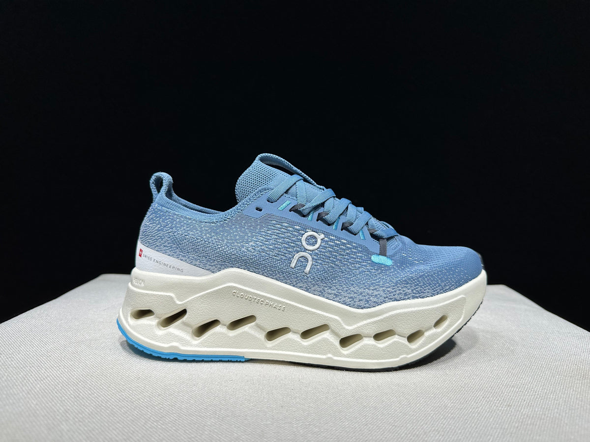 On Cloudsurfer Max Blue Running Sneakers