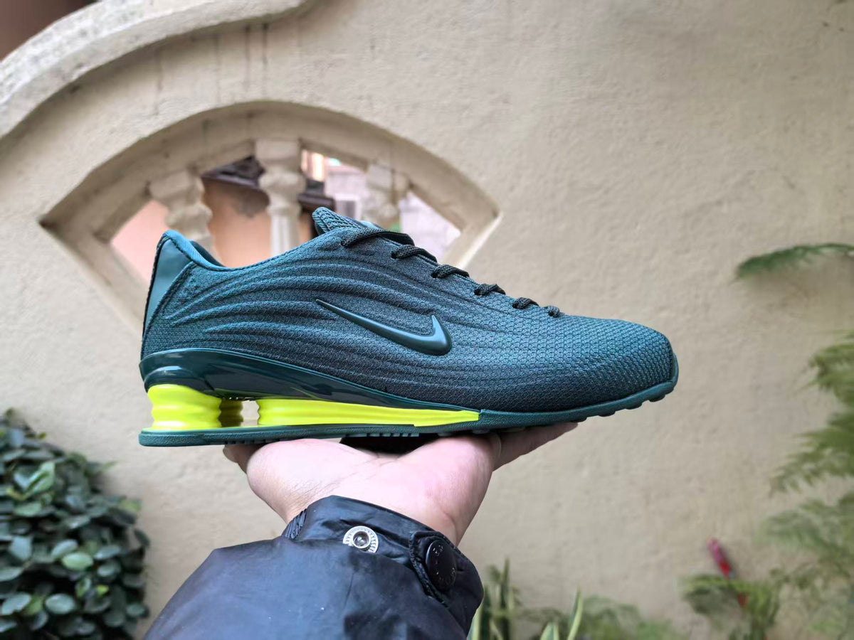 Nike Shox-Style Low-Top Sneakers with Spring Heel