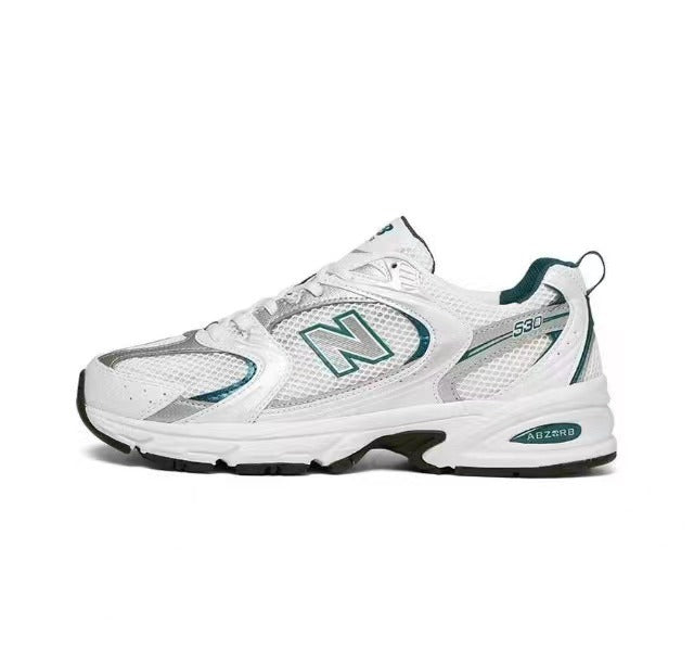 New Balance MR530AB White and Green Sneakers