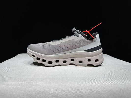 On Cloudmonster Sneakers in Cinder Fog