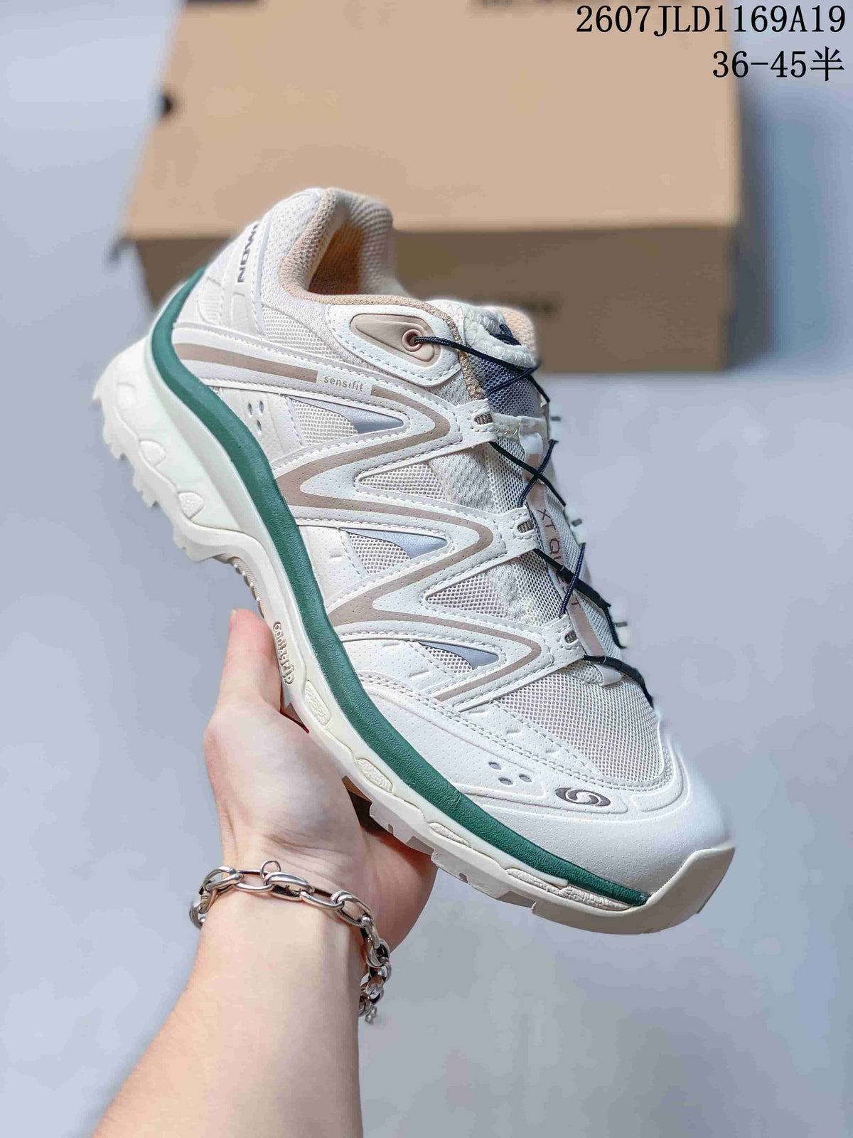 Salomon XT-Quest Trail Sneakers White Green 2607JLD1169A19