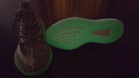 Yeezy 350 V2 Gray Knit Sneakers