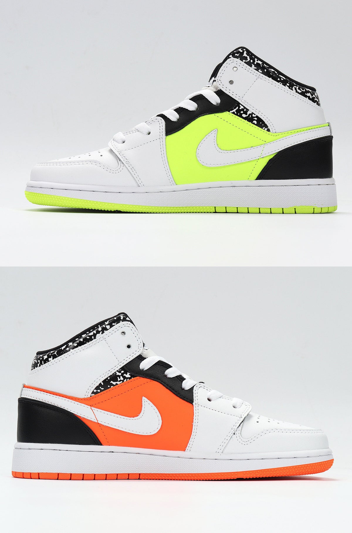 Jordan 1 Low Yellow Orange Sneakers 554725-870