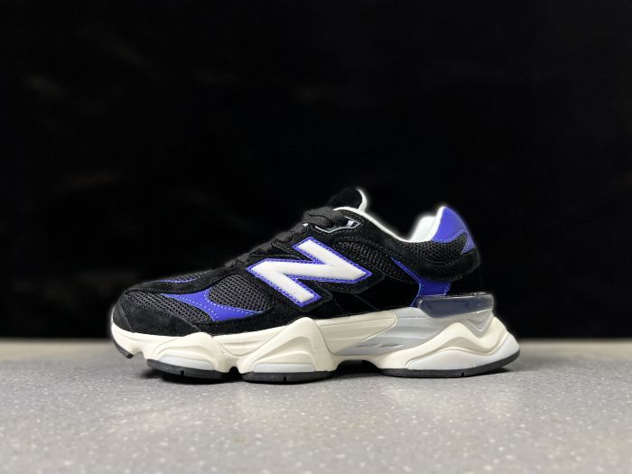 New Balance 9060 U9060EEO Black and Purple Sneakers