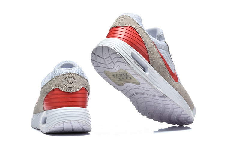 Nike Air Max Verse White and Red Sneakers