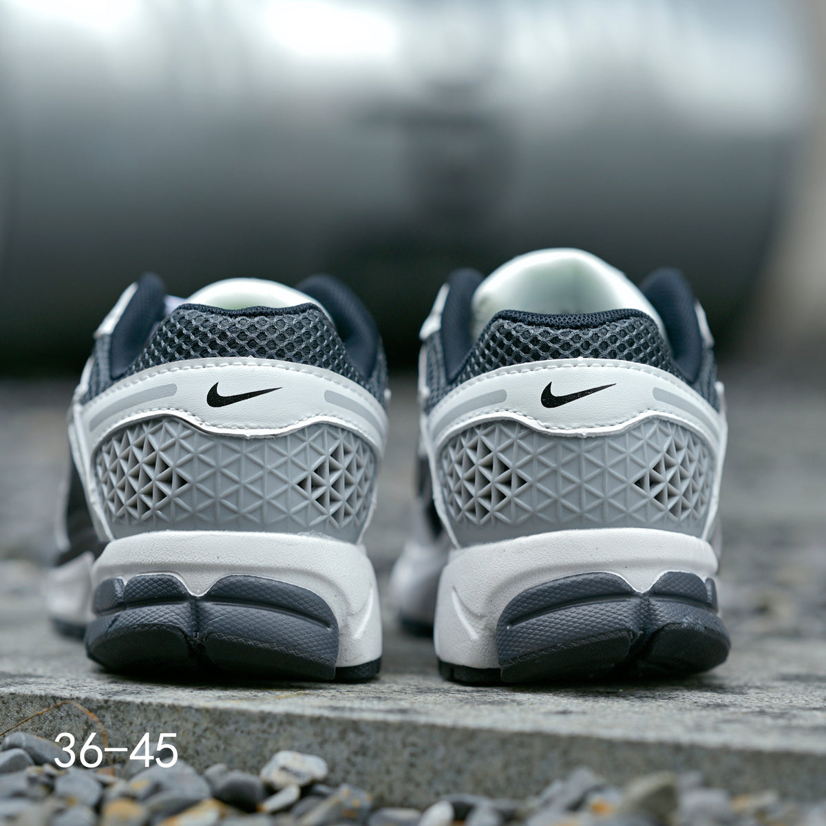 Nike Air Zoom Vomero 5 Sneakers, Black and White