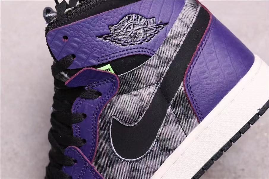 Jordan 1 Zoom Air CMFT Bayou Boys Black Purple DC2133-500