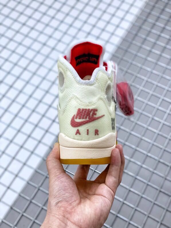 Air Jordan 5 x Off-White Sneakers Sail CT8480-002