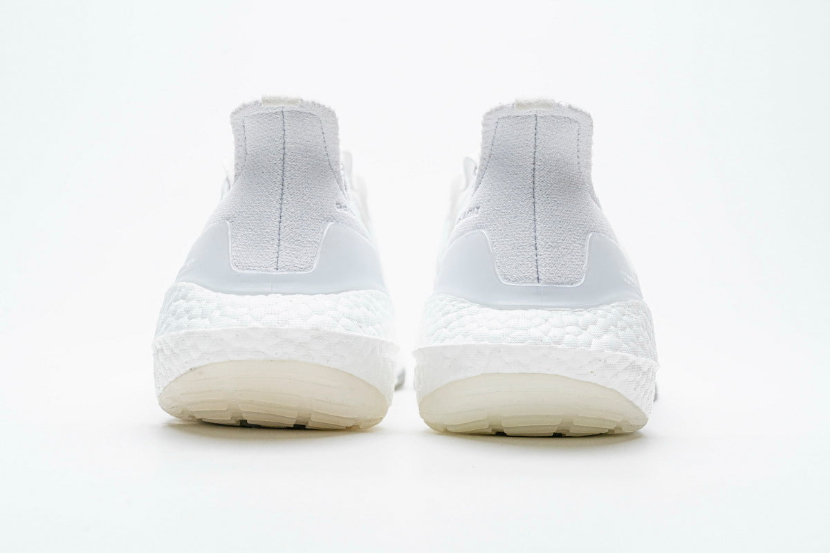 Adidas Ultraboost 21 White Running Sneakers FY0379