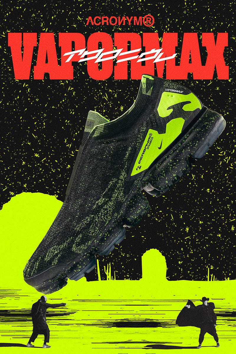 Nike Air VaporMax Moc 2 Acronym Black Volt AQ0996-007