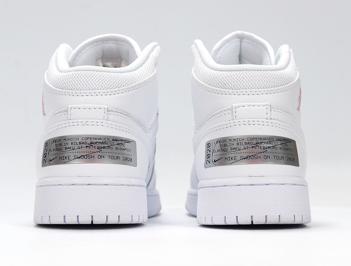 Jordan 1 High White Basketball Sneakers CW7589-100