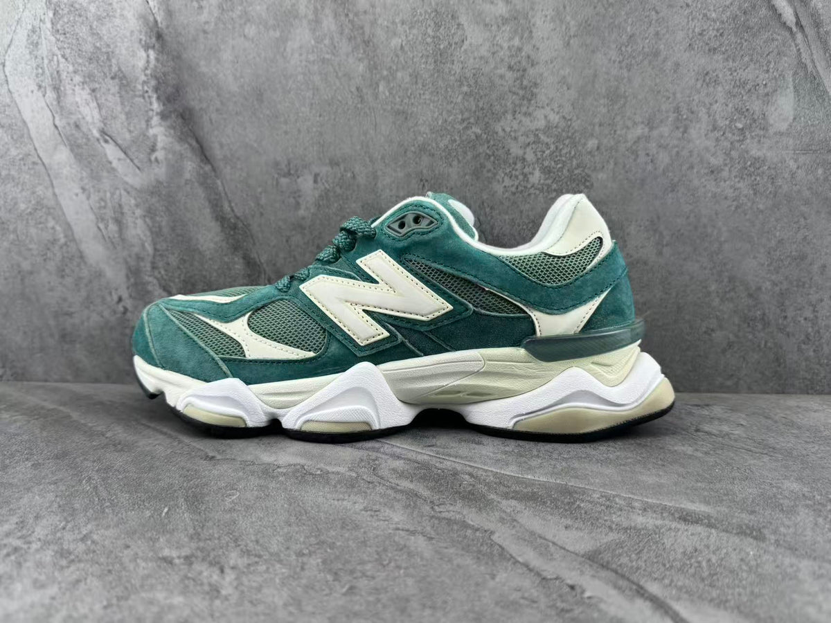 New Balance U9060EEK Green and Cream Sneakers