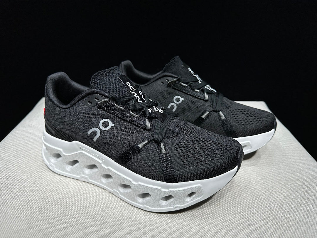 On CloudEclipse Black and White Running Shoes