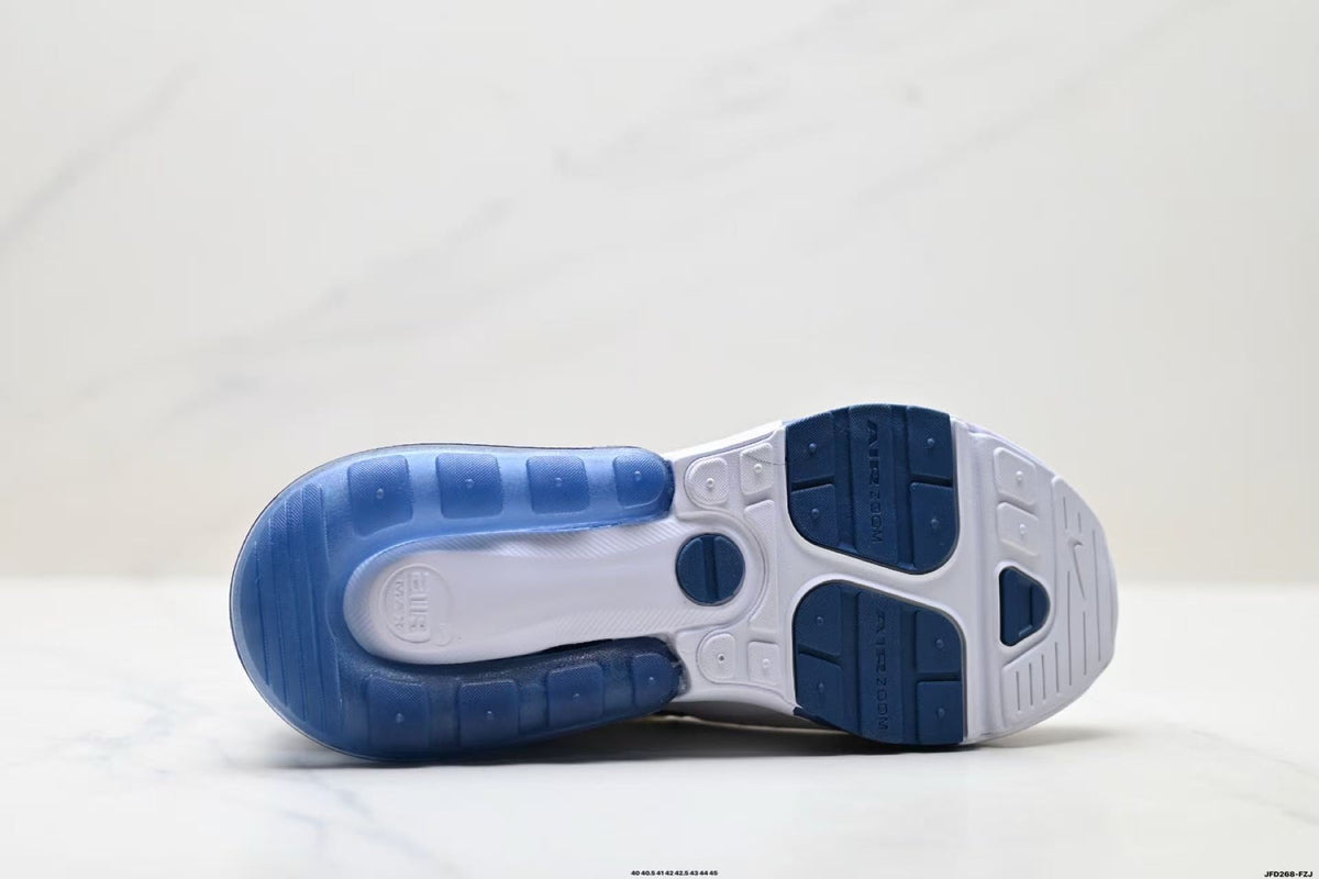 Nike Air Max 270 White and Blue Sneakers JFD268-FZJ