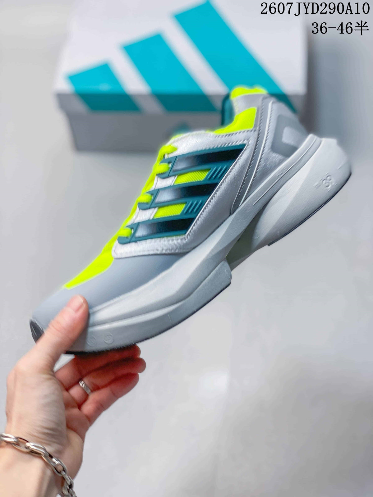 adidas Equipment Adios Pro Running Shoes Grey Neon