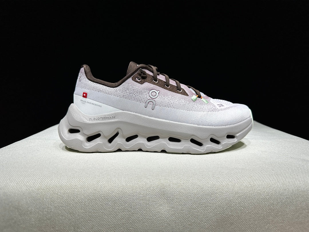 On Cloudtilt Sneakers in Blush Pink and Pearl White