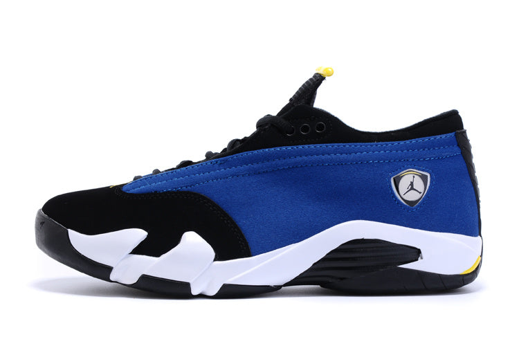Jordan 14 Low Sneakers in White and Black