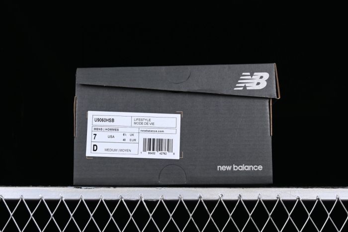 New Balance 9060 HSB Sneakers in Taupe and White
