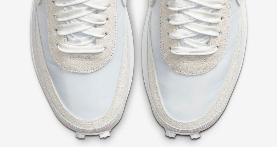 Nike x sacai LDV Waffle White Nylon Sneakers BV0073-101