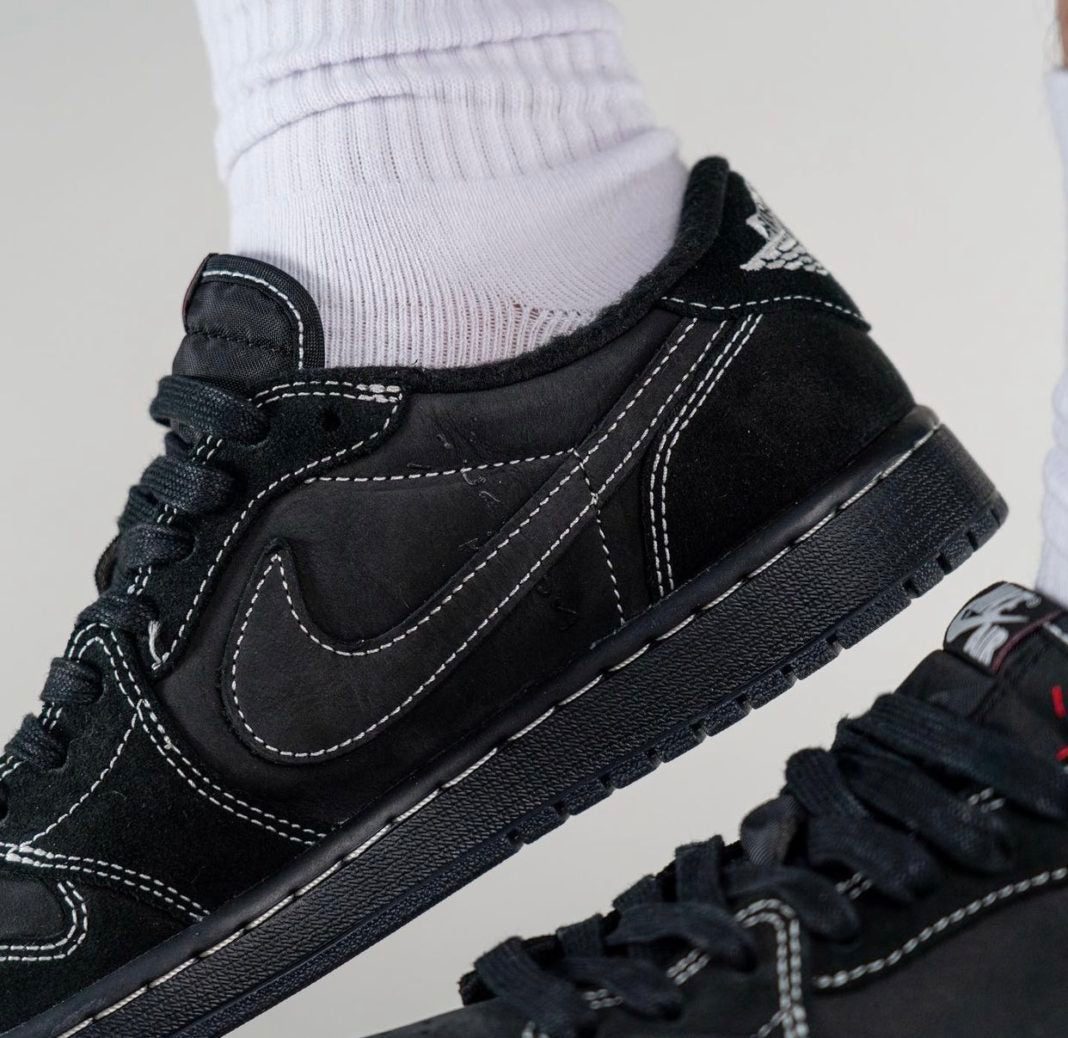 Jordan 1 Low OG Travis Scott Black Sneakers DM7866-001