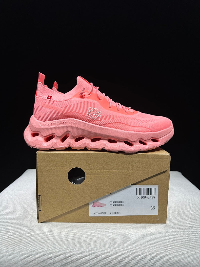 On Clouditilt Pink Running Sneakers