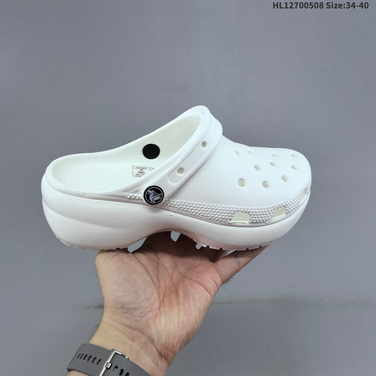 Crocs Classic Platform Clog with Ventilation Holes