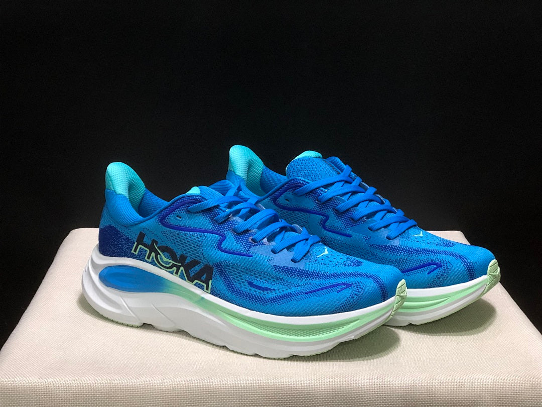 HOKA Clifton 10 Blue Running Shoes