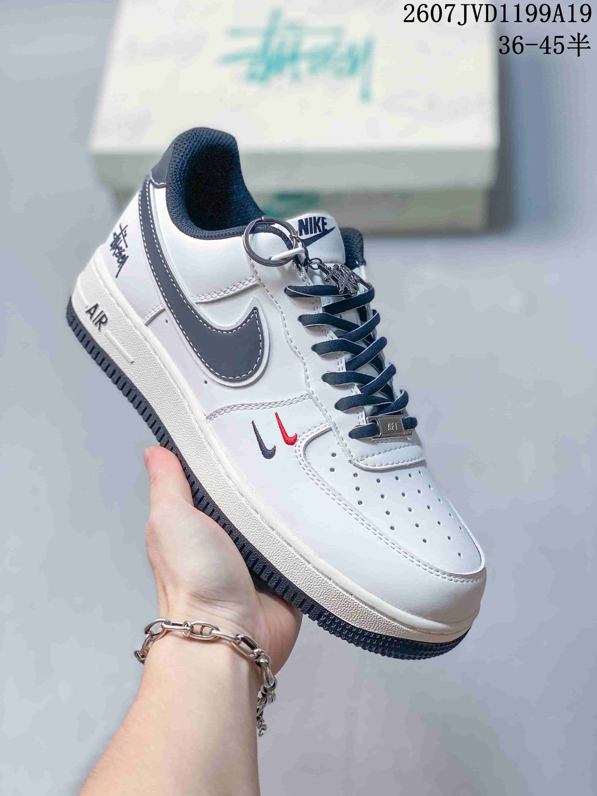 Nike Air Force 1 Low White Black 2607JVD1199A19