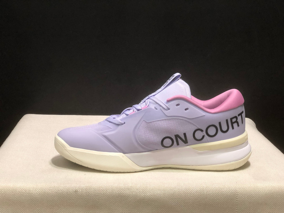 On THE ROGER Pro 3 Clay Tennis Shoes, Lilac and Pink