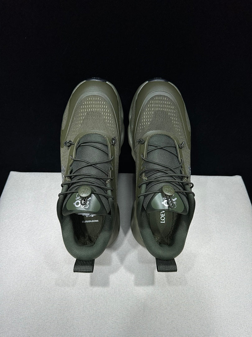LOEWE x On Cloudventure 3.0 Sneakers in Military Green