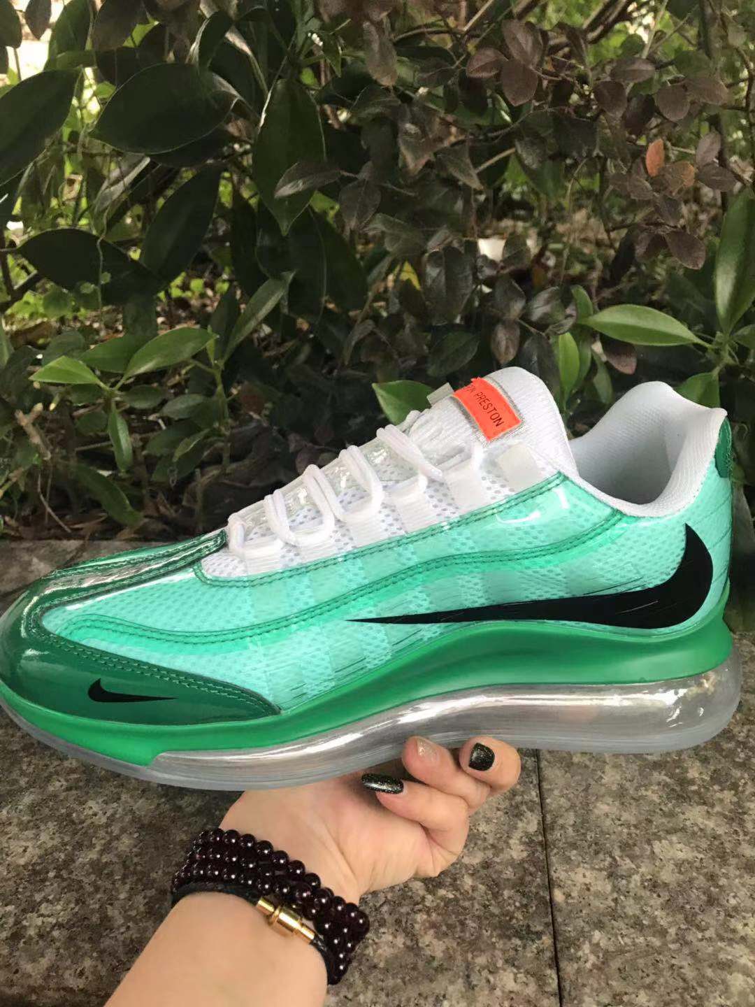 Nike Air Max 720 Green and White Sneakers