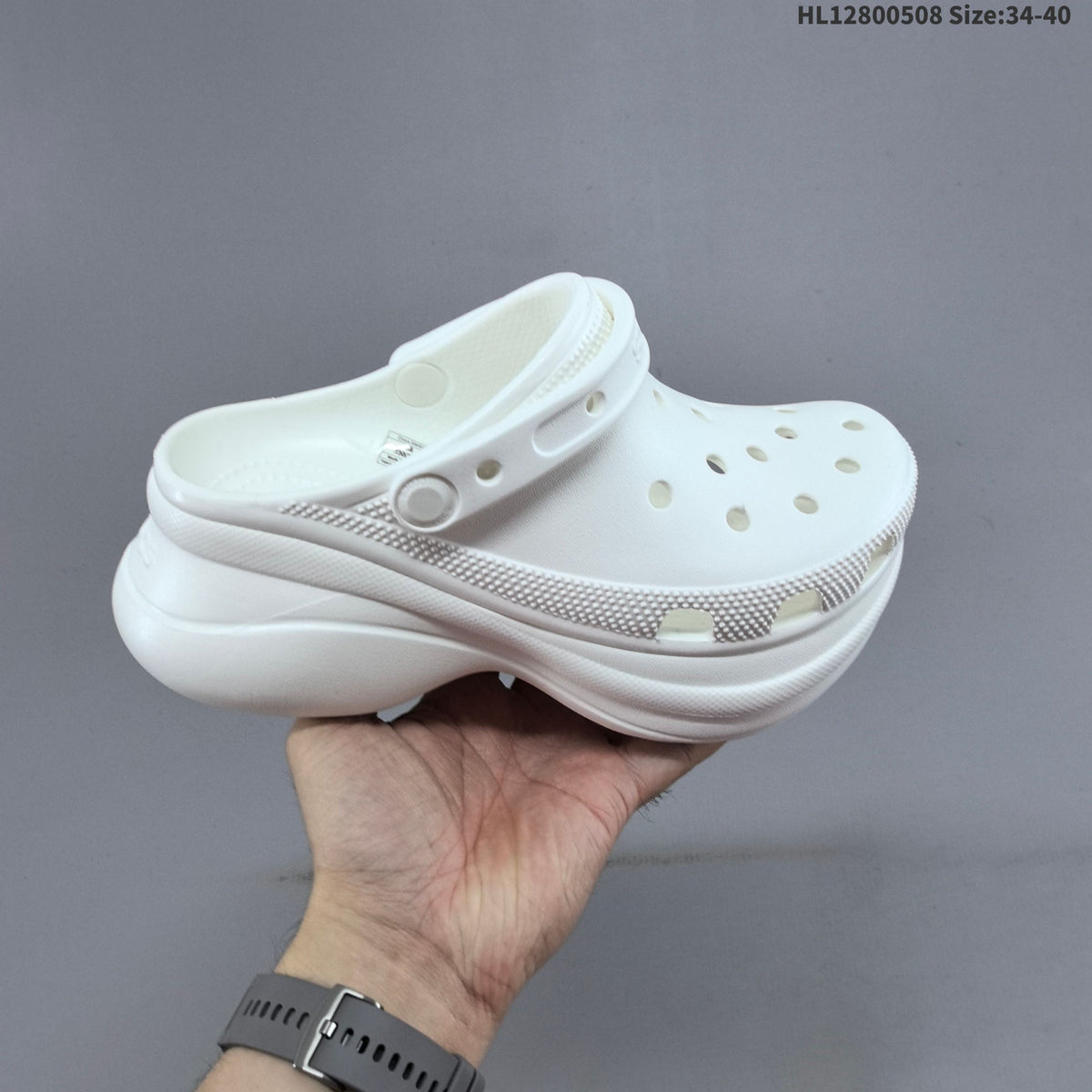 Crocs Classic Clog with Chunky Platform Sole