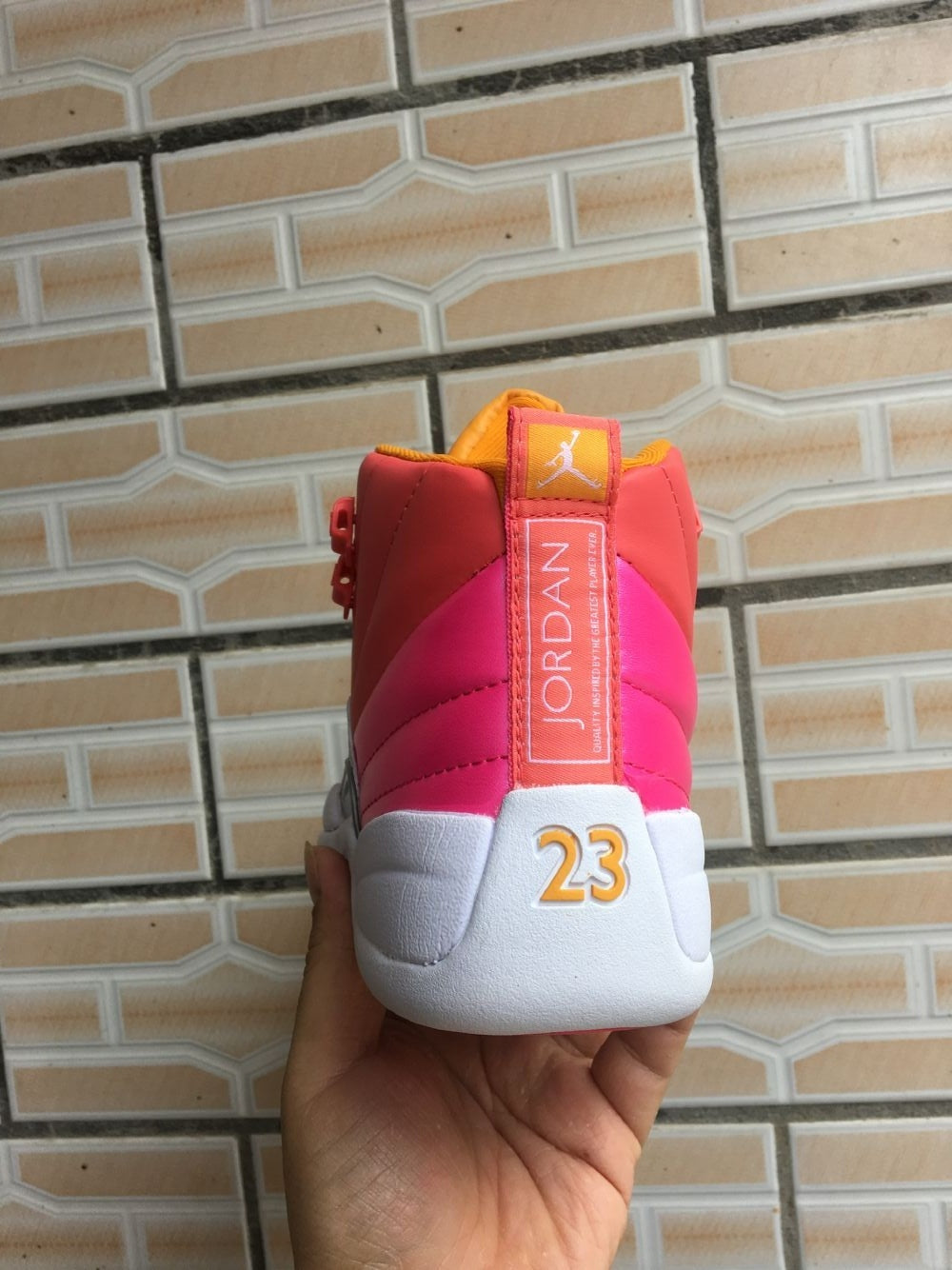 Jordan 12 Retro Sneakers in Sunset Gradient