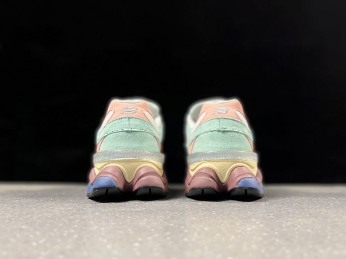 New Balance U9060GCA Sneakers in Mint Green and Pink
