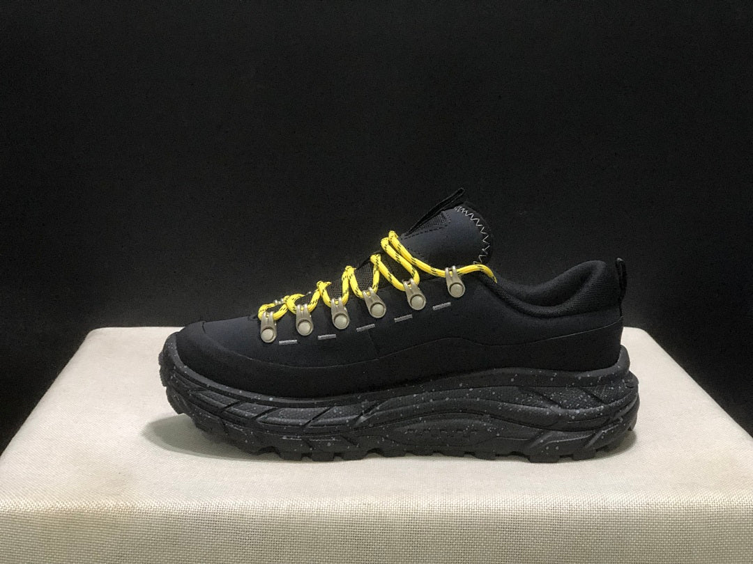 HOKA Tor Summit Trail Sneakers Black and Yellow