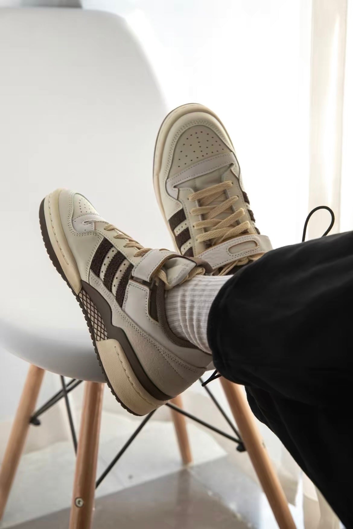 adidas Forum 84 Low Sneakers White Brown GX4567