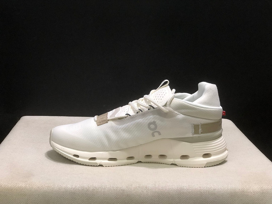 On Cloudnova 2 Sneakers White and Grey