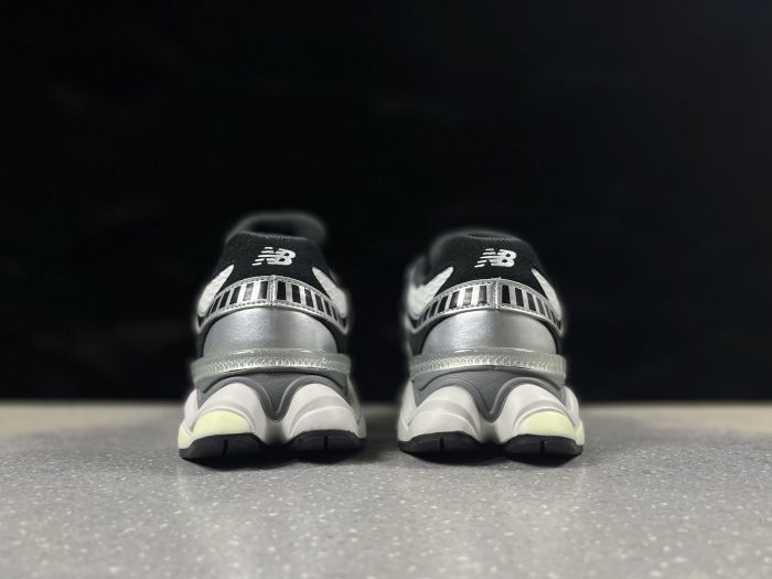 New Balance 9060SP Sneakers in Silver, White and Black