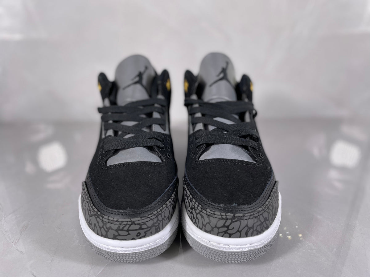 Nike Air Jordan 3 Retro Black Grey Sneakers