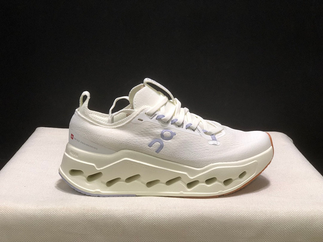 On Cloudsurfer Max Ivory Nimbus Running Sneakers