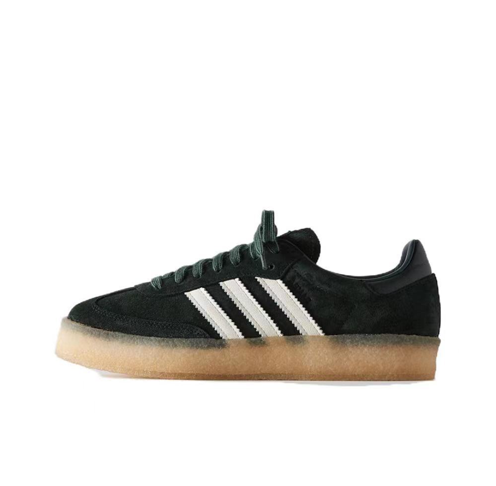 adidas ID7299 Black Low-Top Sneakers with Gum Sole